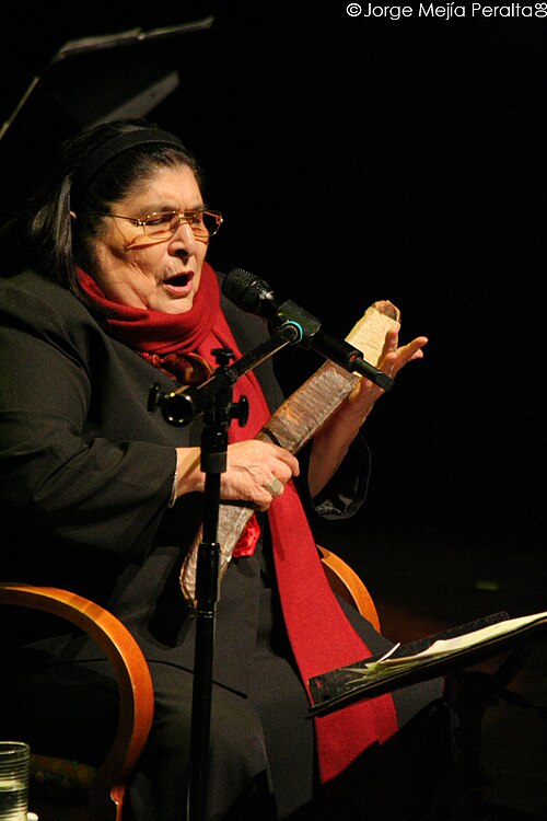 Mercedes Sosa en el Teatro Nacional Rubén Darío, Managua, Nicaragua