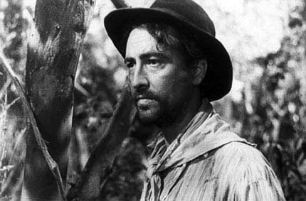 Hugo del Carril en la película Las aguas bajan turbias (1952)