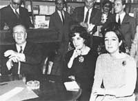 Jorge Luis Borges, Beatriz Guido y Marta Lynch