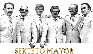 El Sexteto Mayor en la foto de conjunto de sus años clásicos.