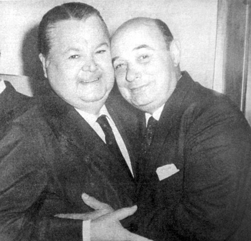 Aníbal Troilo — Aníbal Troilo y Cátulo Castillo en una fotografía de archivo