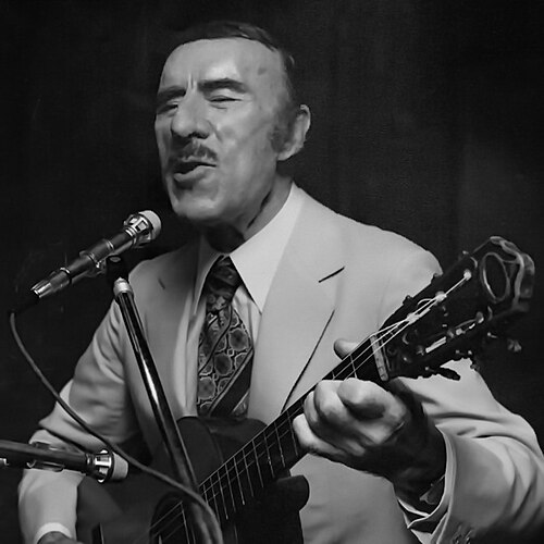 Edmundo Rivero — Edmundo Rivero en actuación en vivo con guitarra