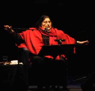 Mercedes Sosa en concierto en Heredia, Costa Rica, marzo de 2008