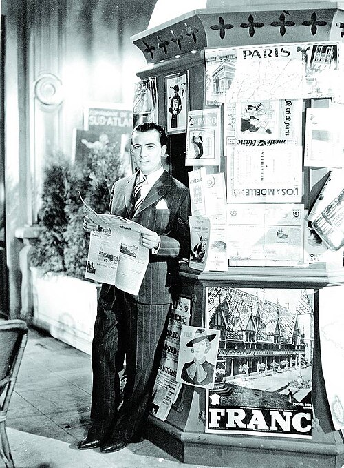 Hugo del Carril en La vida de Carlos Gardel (1939)