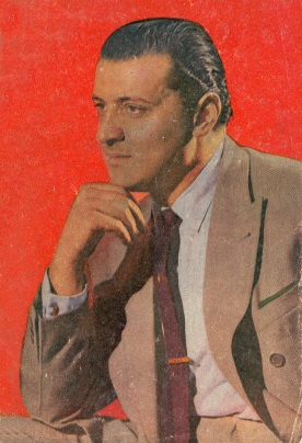 Julio Sosa en fotografía de la portada del libro "Dos horas antes del alba" (Editorial Logos, 1960)